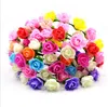 Wholesale artificial flowers Braided Leather Elastic Headwrap for Ladies hair band Assorted Colors Hair Ornaments hairband BT020