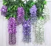 Artificial Silk Flower Wisteria Vine Rattan Wedding Decorations Garden and Home Flower Decorations Festival Birthday Flowers Wedding Supply