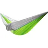 Novo Camping Hammock Portátil Nylon Única Pessoa Hammock 230 * 90 cm Parachute Parachute Tecido Rede Para Viagens Caminhadas Mochila