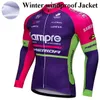 2024 Morvelo Winter Fleece Windproof Cycling Jacket Windjacket Thermal MTB Biking Coat Mens Warm Up Jacket