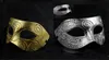 2017 Mäns Retro Greco-Roman Gladiator Masquerade Masker Vintage Golden / Silver Mask Silver Carnival Mask Halloween Kostym Party Mask
