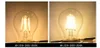 DHL Dimmable Led globe bulb 2W 4W 6W E27 A60 A19 Vintage LED Filament Bubble ball Bulb 85-265V Edison Globe Bulb 120LM/W