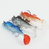 Borracha macia de borracha freshwater crankbait isca de pesca ganchos 7,6cm 15.5g forma de peixe opsariichthys bass artificia isca macia