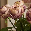 silk flowers wholesale Silk rose flower top grade non-polluting Artificial Flower Simulation Wedding or Home Decorative Flower free shipping