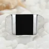 Shinning 925 ayar gümüş Toptan Yüzükler Siyah Reçine Patlama modelleri Asil Cömert S - 3775 sz # 6 7 8 9 10 11 Favori Noel hediyesi