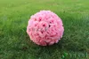 5pcs sfere artificiali della rosa palle di bacio del fiore di seta che appendono le sfere della rosa ornamenti di natale decorazioni della festa nuziale le sfere del mazzo della rosa