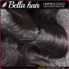 bella hår 8a brasiliansk kroppsvåg hår väver oprocessd brasilianskt mänskligt hår 2 st mycket naturligt svart hårförlängningar8017489