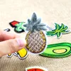 10 個の果物と植物の衣類用刺繍パッチアイロン転写アップリケパッチバッグジーンズ用 DIY 刺繍 Stick2312