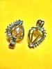 18kgp w kształcie serca błyszczące klejnoty Pearl / Crystal / Coral Koraliki Klatki Lockets, Wish Wisiorek Montaż dla DIY Moda Biżuteria Charms