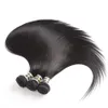 Пячевые девственные волосы прямые 3 пучки 100 необработанных перуанских человеческих волос Плетена