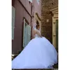 Långärmad bröllopsklänningar med rhinestones vår quinceanera Klänningar Kristaller Vintage Bridal Gowns Backless Ball Gown Bröllopsklänning