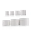 High Quality 15g 30g 50g white Plastic Cosmetic Cream Jars With Lid Empty Lotion Batom Container Sample Packaging Bottles