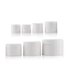 High Quality 15g 30g 50g white Plastic Cosmetic Cream Jars With Lid Empty Lotion Batom Container Sample Packaging Bottles