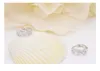 925 Sterling Silber Runde Kreis Creolen Modeschmuck Retro Einreihige Blume Zirkon Diamant Kristall Ohrring für Frauen Mädchen 100 Stück
