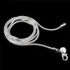 High quality 2MM 925 sterling silver snake chain necklace 16-24inches fashion jewelry factory price free shipping