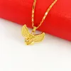 24K gold filled Jewelry Male Necklace Ambition big eagle pendant