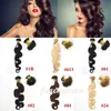 Vente en gros - 1g / s 100g / pack 14 '' - 24 '' 100% de cheveux humains u Tip Extensions de cheveux Remy Indian Factory Price vague de corps ongles u Tips Hair dhl free