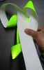 5cm*5m Reflective Traffic Signal Warning Roadway Safety White/Green Tiny Star PVC Tape Sewing On Garmen Bag