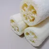 Natural Loofah Sponge Bath Peeling Brush Pulrbber Pielęgnacja skóry Złuszczanie Tan Prysznic Gąbka Masaż Puff Loofa Mesh Sponge Cleaning SK480