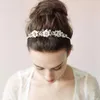 Blingbling Belas Acessórios de Cabelo Nupcial Flower Beads 2020 Handmade Girl's Party Headbands Shiny Wedding Headpieces para Noiva CPA462