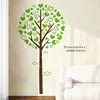 3D Duże zielone drzewo ścienne Mural Decor to Love Is Otchemp achchtuj niebiańskie ścienne cytat naklejka naklejka do domu dekoracje tapeta POS6184930