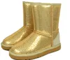 DORP 2014 NIEUWE Women Fashion Glitter Sequins Snow Boots Boot Winter Shoes Black Blue Purple Golden Silver 6Colors256Ll