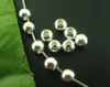 Partihandel-2015 Nya 50PCs 925 Sterling Silver Seamless Beads 3mm Gratis frakt