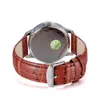 Montres à Quartz de luxe décontractées pour hommes, cadran rond, affichage de la Date de la semaine, en cuir PU, montres-bracelets 303F