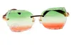 Lente de grabado de moda Gafas de sol de alta calidad 8300593 Natural Birch Hand Turned Pattern Mirror Piernas de gafas de sol Tamaño 6012403881