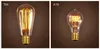 40W العتيقة الرجعية عتيقة Edison Light Bulb E27 المصابيح الإضاءة المتوهجة ST64 Filament Bulb Edison Lamp Tiptures Home Decoration.