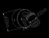 TOPOCH BUNK BETT LEUCHT ROTING LESEN LAME Zylindrische Kopf eingebauter Fahrer 3W Integrale LED-Chrom-Finish für Hotel Wohnmobil-Yacht AC100-240V DC12-24V