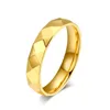 Klasyczne 18-krotne złote pierścienie dla kobiet i mężczyzn para pierścień rocznika biżuteria ślubna