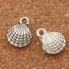 Shell Charme Beads 200 pçs / lote venda quente MIC 13.1x10mm Pingentes de Prata Antigo Jóias DIY L1175