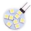 G4 9 5050 SMD LED Deniz Kampası Araba Ampul Lambası 12V 3W Sıcak Beyaz Işık Yüksek Yoğunluklu Spot Işığı DHL2076801