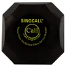 SingCall Wireless Calling System, voor café, koffiebar, restaurant, klein scherm, groot scherm, pakket van 1 display en 5 bellen.