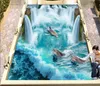 Bad Tapete Great Falls Beach 3D Ahorn Hintergrund PVC selbstklebende Boden