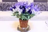 36 cm Lavendelblume fühlt sich echt an, künstliche Blume, Seidenblume, sehr schöne dekorative Blume für Hochzeitsgeschäft und Party. Kostenloser Versand