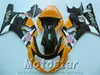 SUZUKI GSX-R600 용 ABS 오토바이 페어링 GSX-R750 2001-2003 K1 오렌지색 검정색 페어링 키트 GSXR600 / 750 01 02 03 SK7