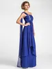 One Shoulder with Ribbon A Line New Mother of the Bride Dresses Beads Sleeveless Chiffon Floor-Length Evening Gowns Mother's Dresses