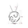 Free shipping fashion high quality 925 silver Korea With diamond jewelry 925 silver necklace Valentine's Day holiday gifts hot 1647