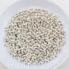 2000pcs / partier silverpläterade metallrunda spacer pärlor 3mm för smycken gör armband halsband DIY tillbehör