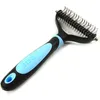 Professional Pet Dog Cat Hair Grooming Undercoat Rake Comb Mat Breaker Dematting Tool with 11 Blades, Small