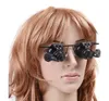 Retail 20X Vergrootglas Eye Bril Juwelier Loupe Lens LED Lichthorloge Reparatie Tools Vergrootbaar met Batterij 9892A Gratis verzending