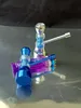 Bestsellers Nowa metalowa rura, hurtownia szklanego Bongs Bongs Burner Glass Rury wodne Rurki szklane rurki olejne