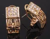 14K Gold Filled Cristallo austriaco Antica cultura egiziana Matrimonio Festa nuziale Collana Bracciale Orecchini Anello Set di gioielli