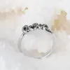 Funkelnde Schleife „Signature of Love“-Ringe, 100 % 925er-Sterlingsilber, Perlen für Pandora-Charms, authentischer DIY-Modeschmuck