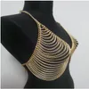 gold body chain waist