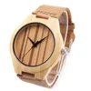 2015 nieuwste bamboe horloge analoge elegante unisex houten horloges casual quartz polshorloge voor mannen vrouwen geschenken accepteren maatwerk o218n