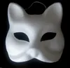 Batman Blank White Masks Environmental Paper Pulp DIY Hand Painting Fine Art Programs For Masquerade Full Face 10pcs/lot