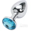 Anale speeltjes Unisex Butt Toys Plug Anale Zilver Insert Rvs Metal Plated Sexy Stopper Anale seksspeeltjes 1057749